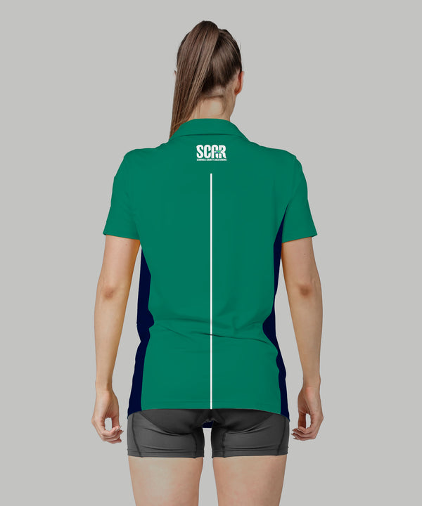 Women's Scar Polo SS - Navy
