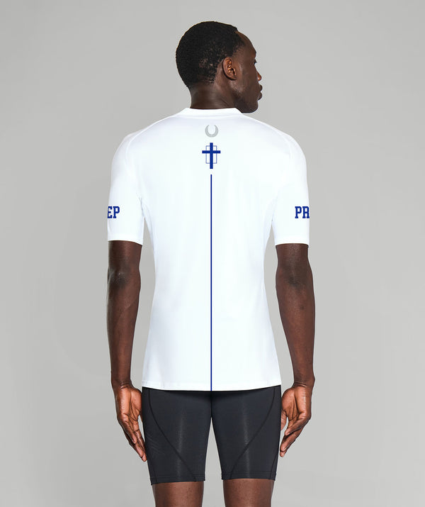 Men's Seattle Prep School Base Layer SS - White