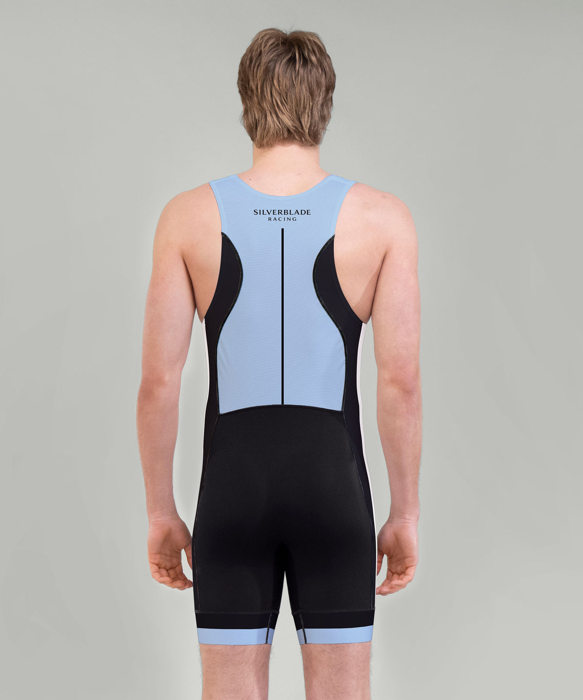 Men's Silverblade Racing Pro Unisuit - Black/Light Blue