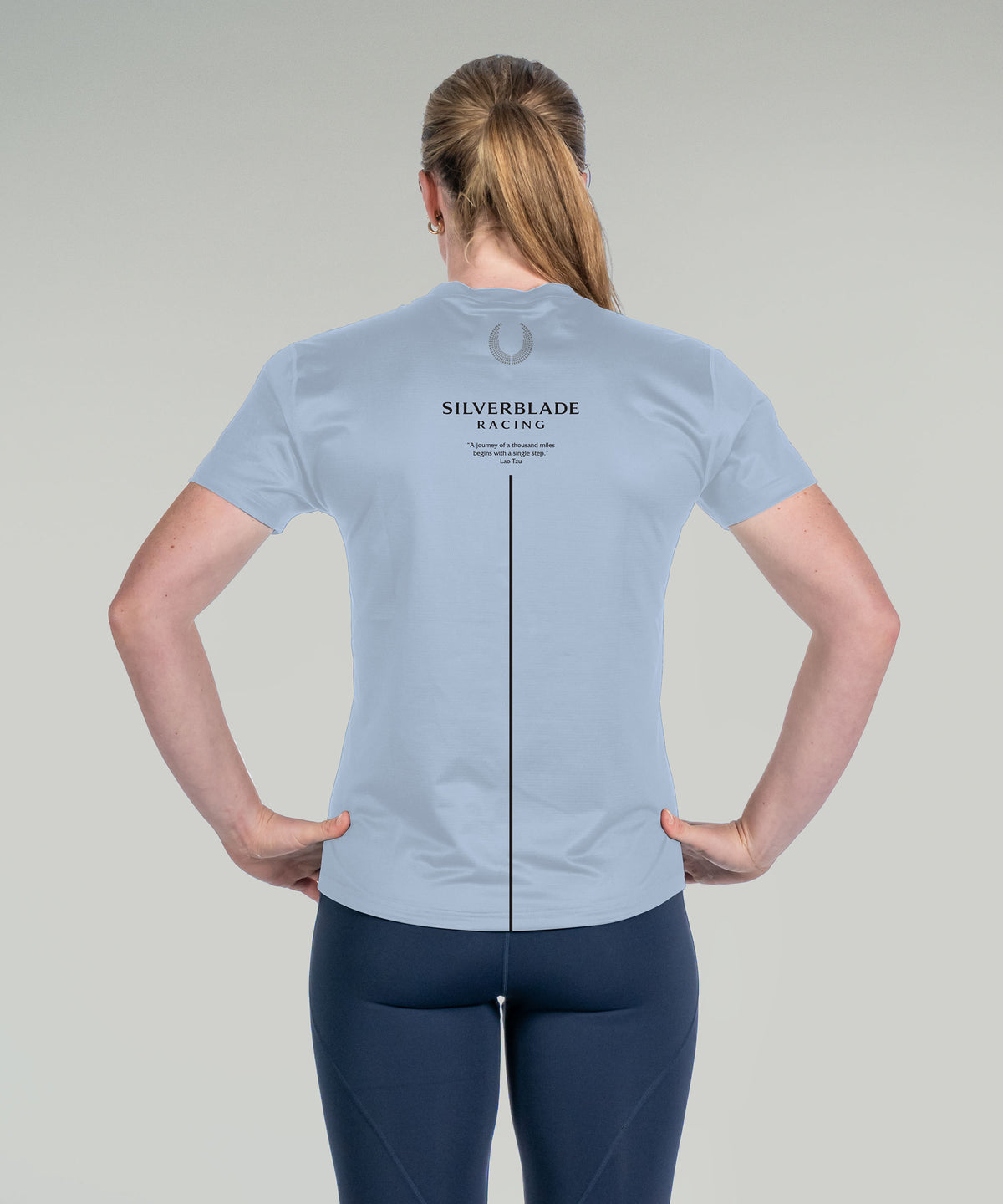 Women's Silverblade Racing Performance T-Shirt SS - Light Blue