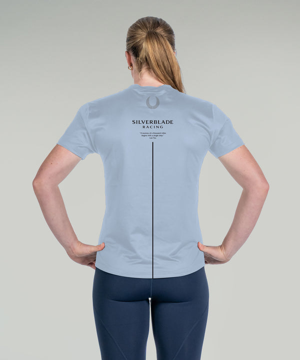 Women's Silverblade Racing Performance T-Shirt SS - Light Blue