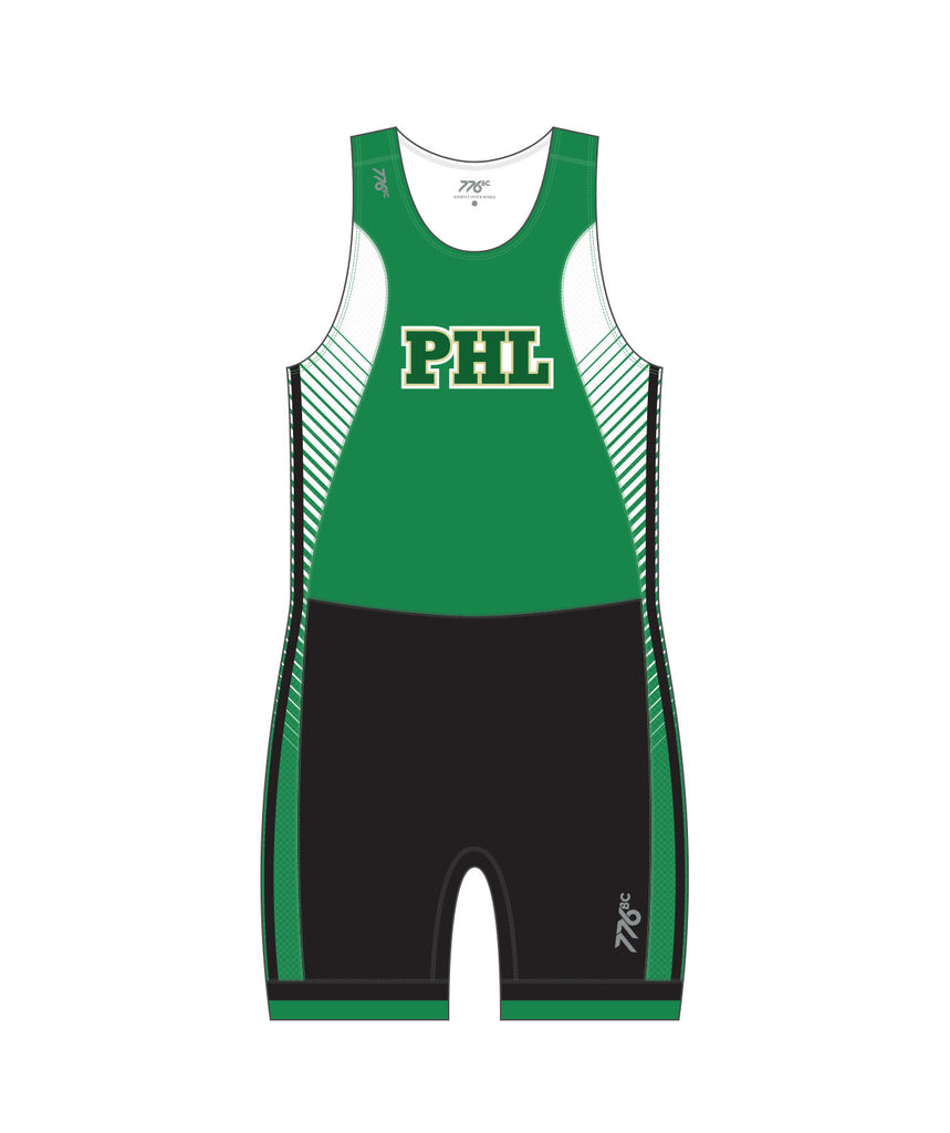 Men's South Jersey Rowing Club Pro Unisuit - Black/Green