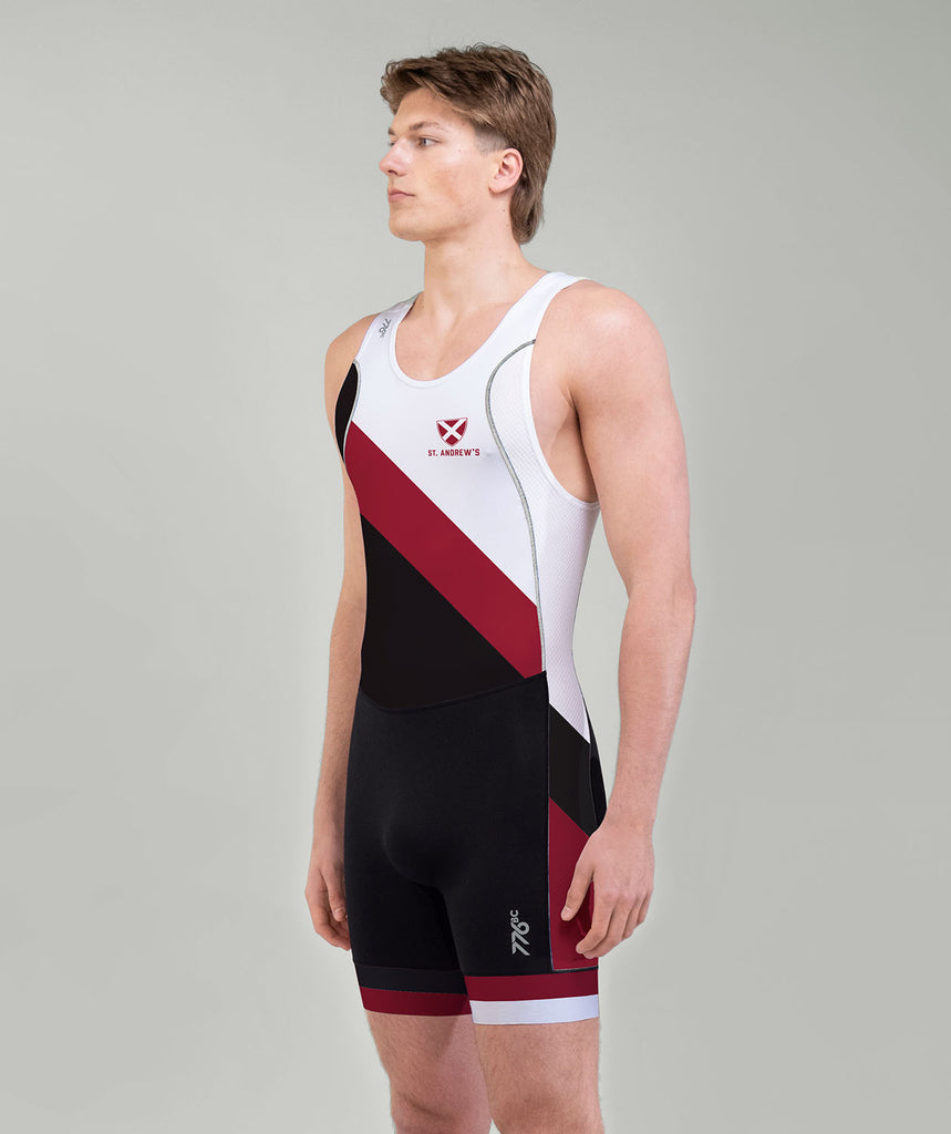 Men's St Andrew's School Pro Unisuit - Red/Black/White