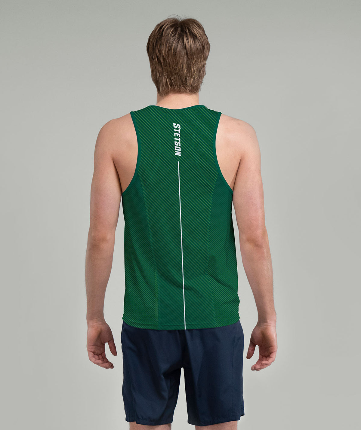 Men's Stetson University Performance Tank - White/Green