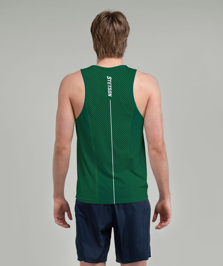 Men's Stetson University Performance Tank - White/Green