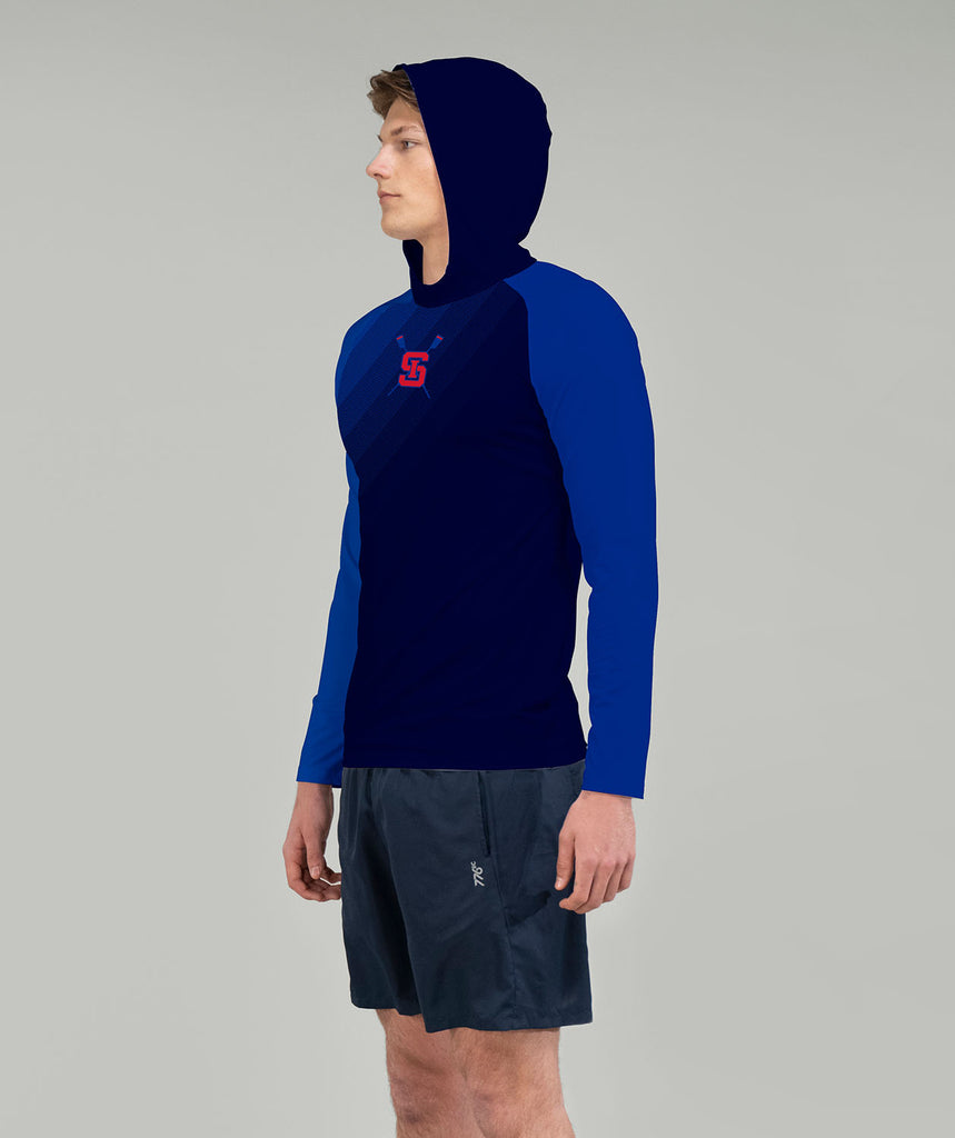 Men's St. Ignatius College Sun Hoodie LS - Navy