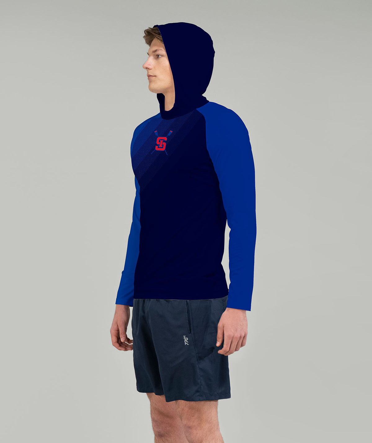 Men's St. Ignatius College Sun Hoodie LS - Navy
