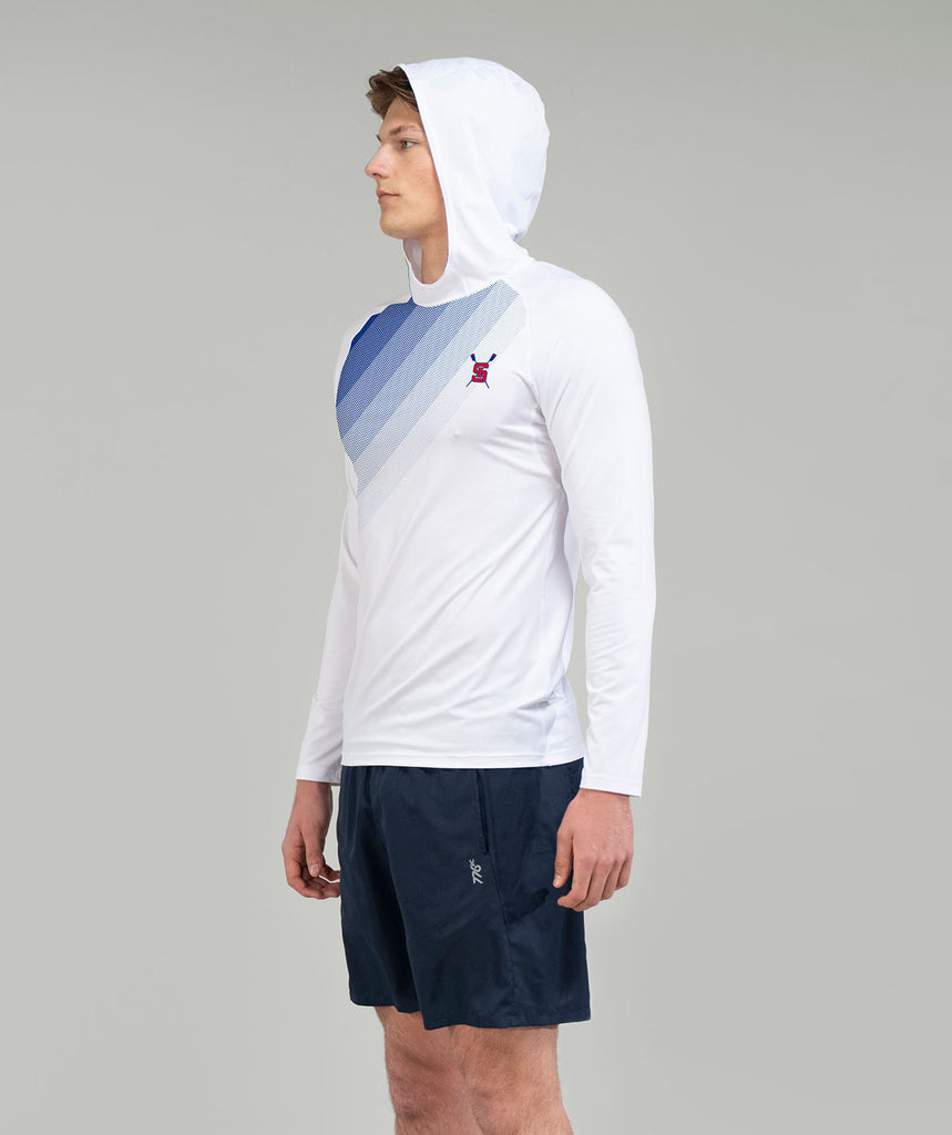 Men's St. Ignatius College Sun Hoodie LS - White