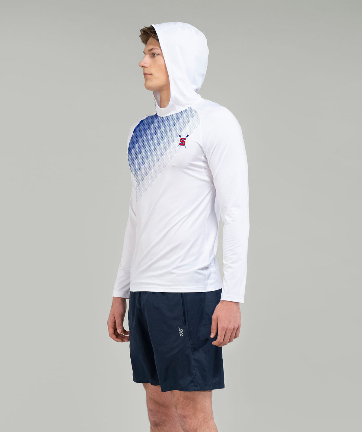 Men's St. Ignatius College Sun Hoodie LS - White