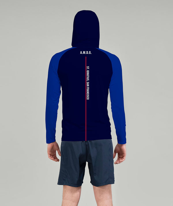 Men's St. Ignatius College Sun Hoodie LS - Navy