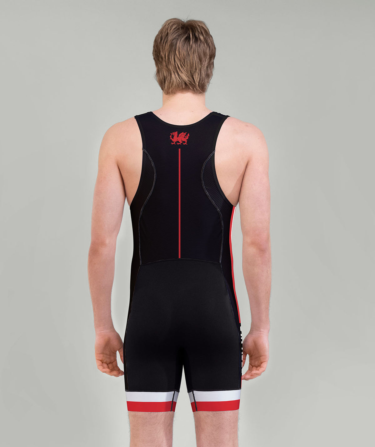 Men's St Pauls School Pro Unisuit - Black/Red