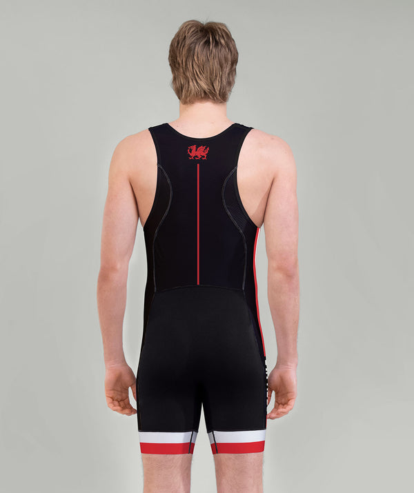 Men's St Pauls School Pro Unisuit - Black/Red