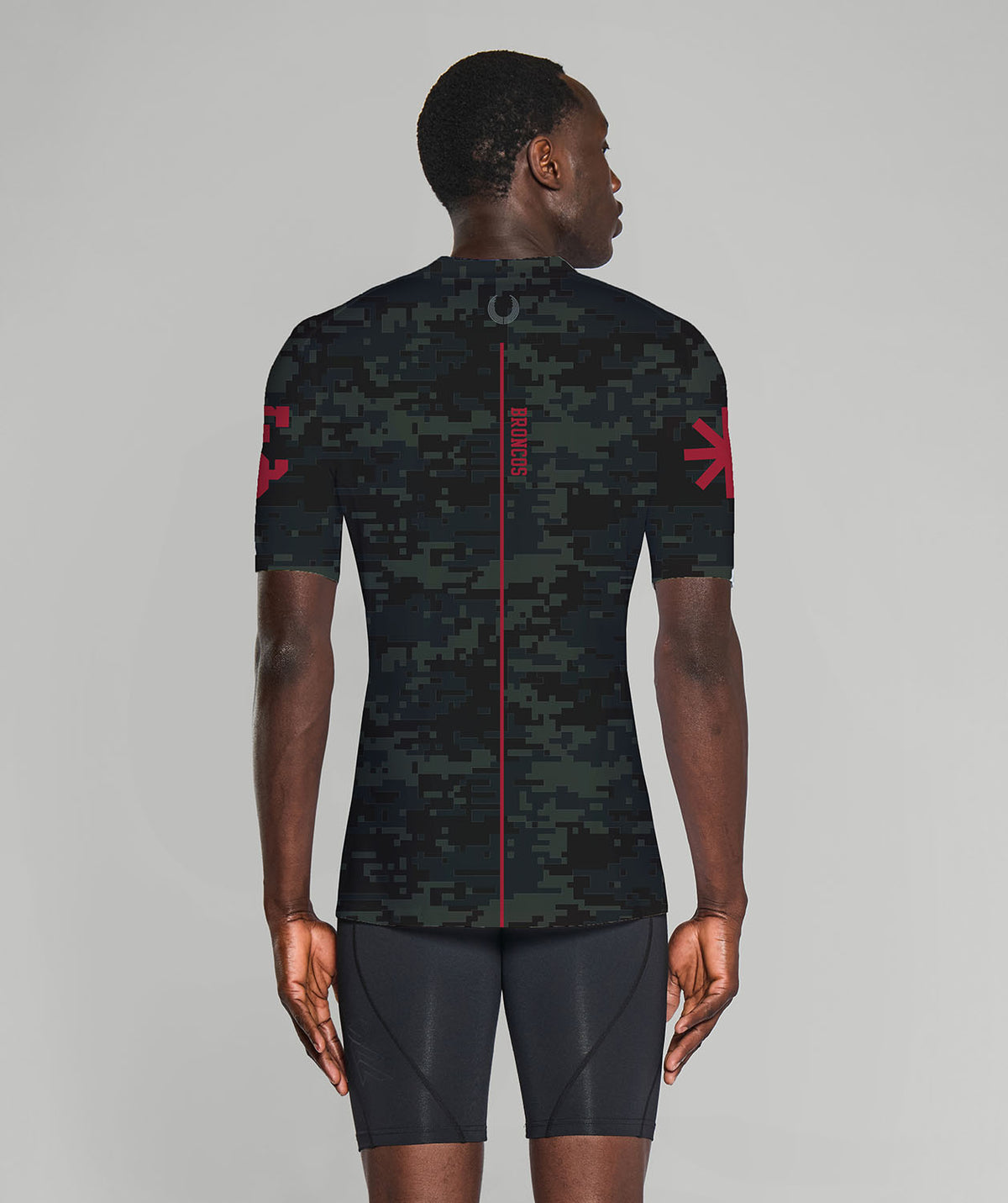 Men's Santa Clara Base Layer SS - Black/Red
