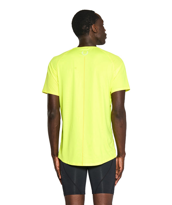 Men's Wreath Summer Base Layer SS - Graphic Neon Yellow