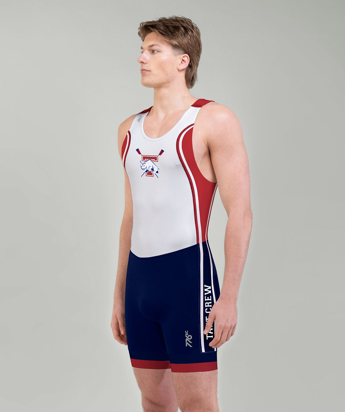 Men's Taft Crew Pro Unisuit - Navy/Red