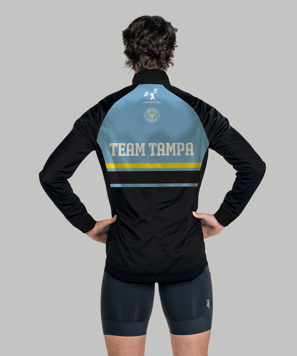Men's Team Tampa Shield Jacket - Black/Blue