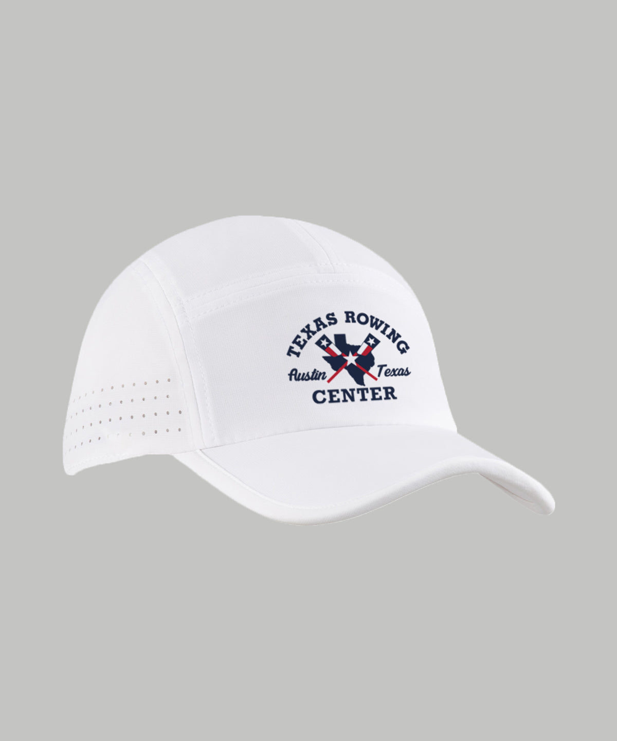 Unisex Texas Rowing Center Performance Cap - White