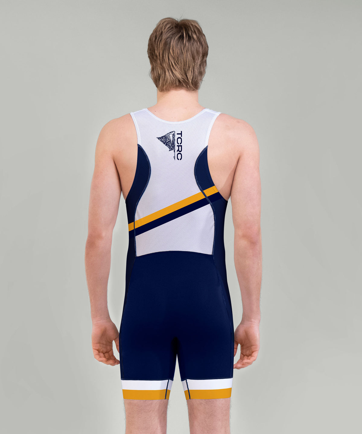 Men's Treasure Coast Rowing Club Pro Unisuit - Navy/White