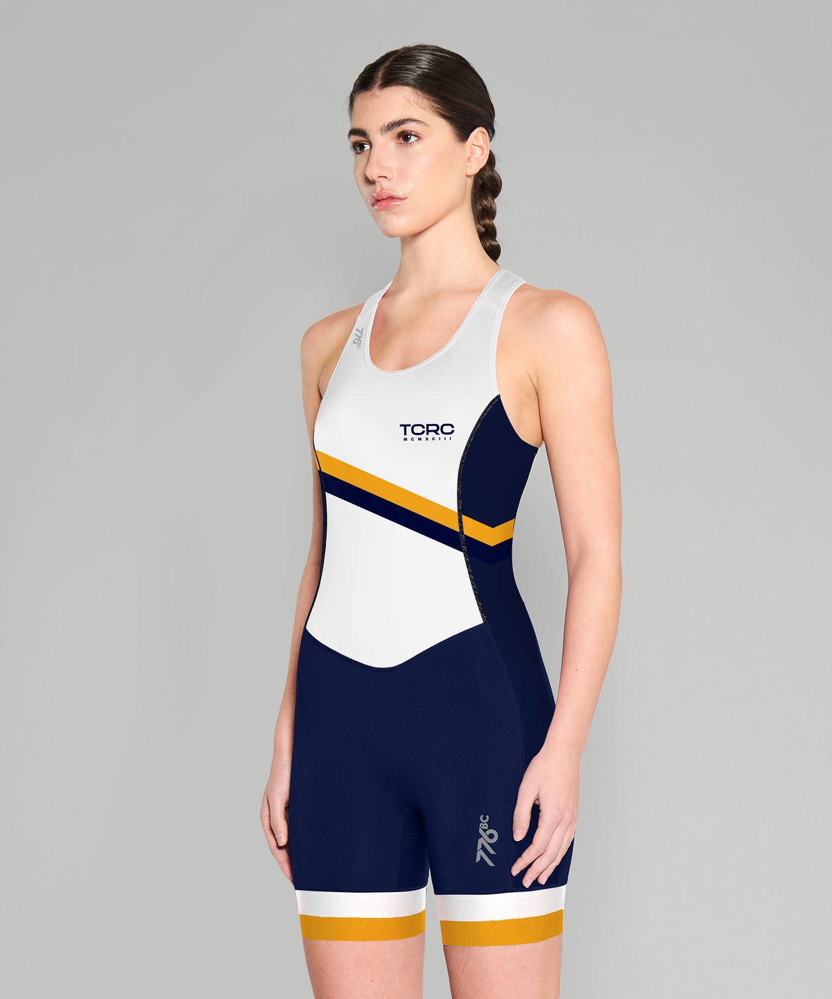 Women's Treasure Coast Rowing Club Pro Unisuit - Navy/White