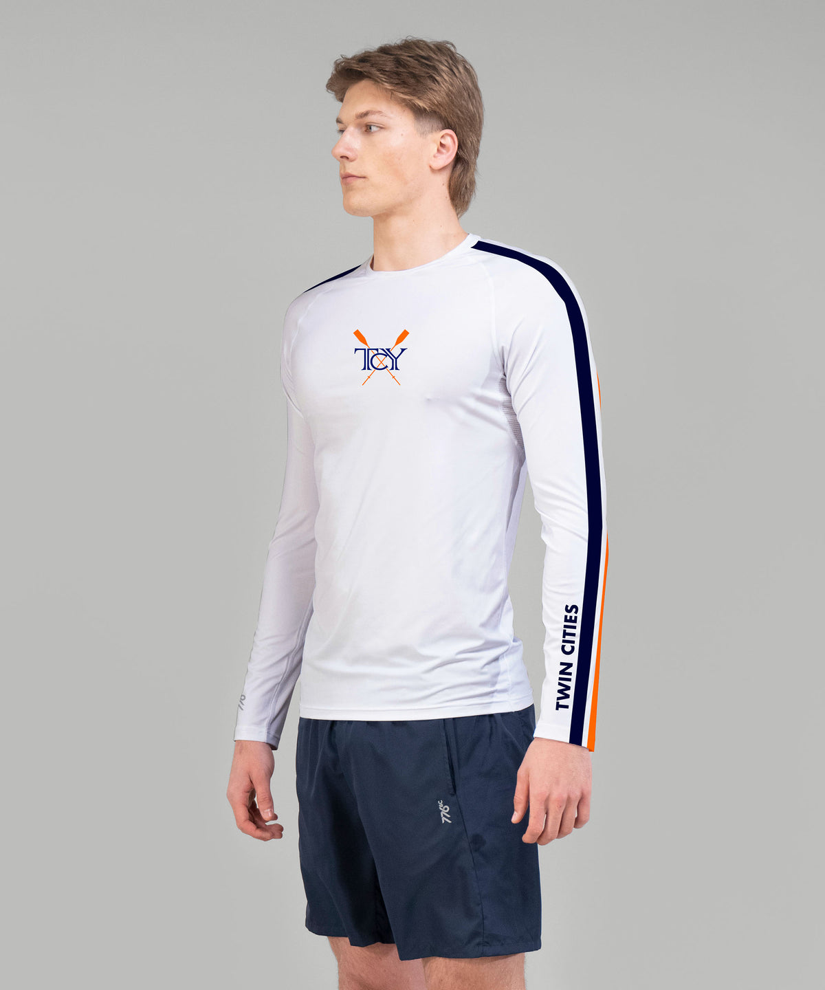 Men's Twin Cities Base Layer LS - White