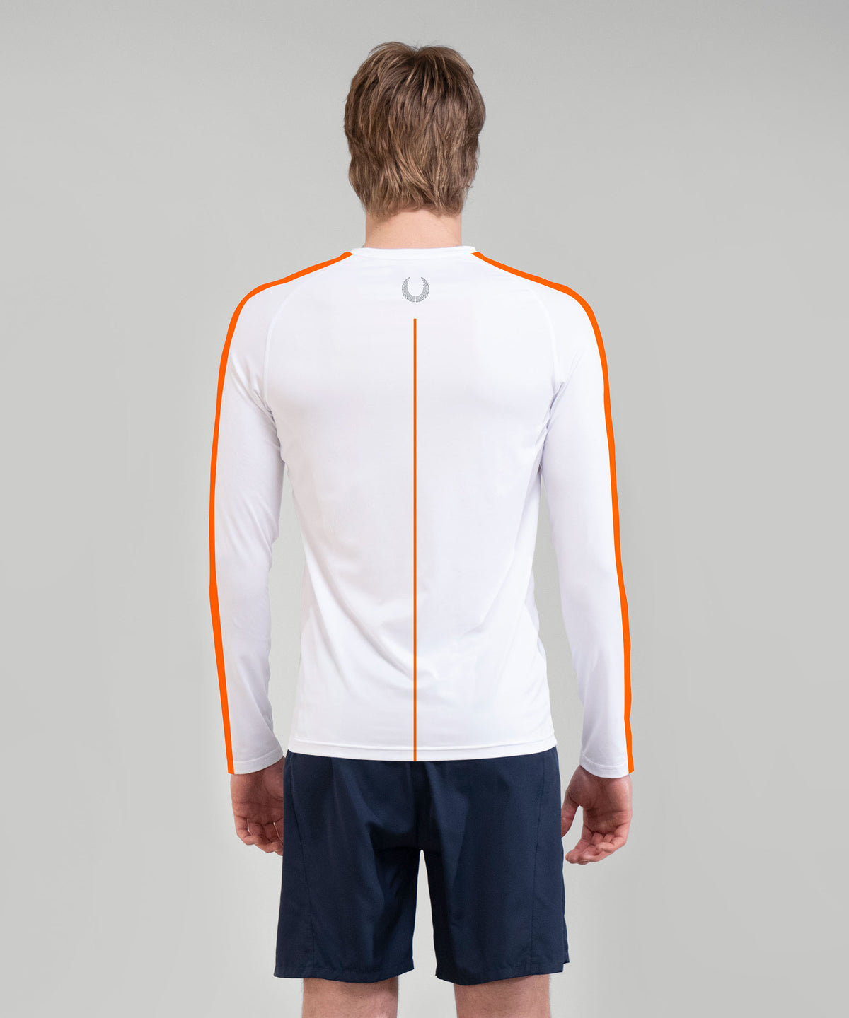 Men's Twin Cities Winter Base Layer LS - White/Navy