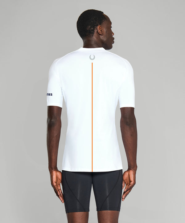 Men's Twin Cities Base Layer SS - White/Navy