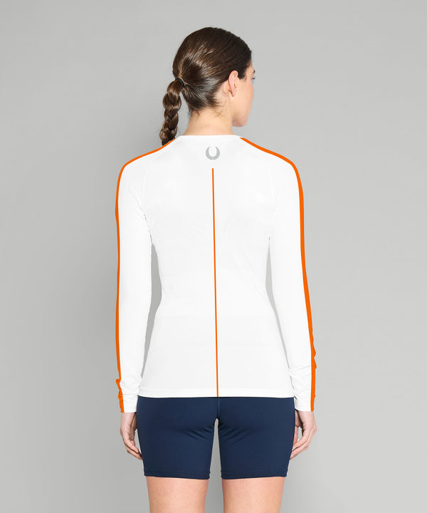 Women's Twin Cities Winter Base Layer LS - White/Navy