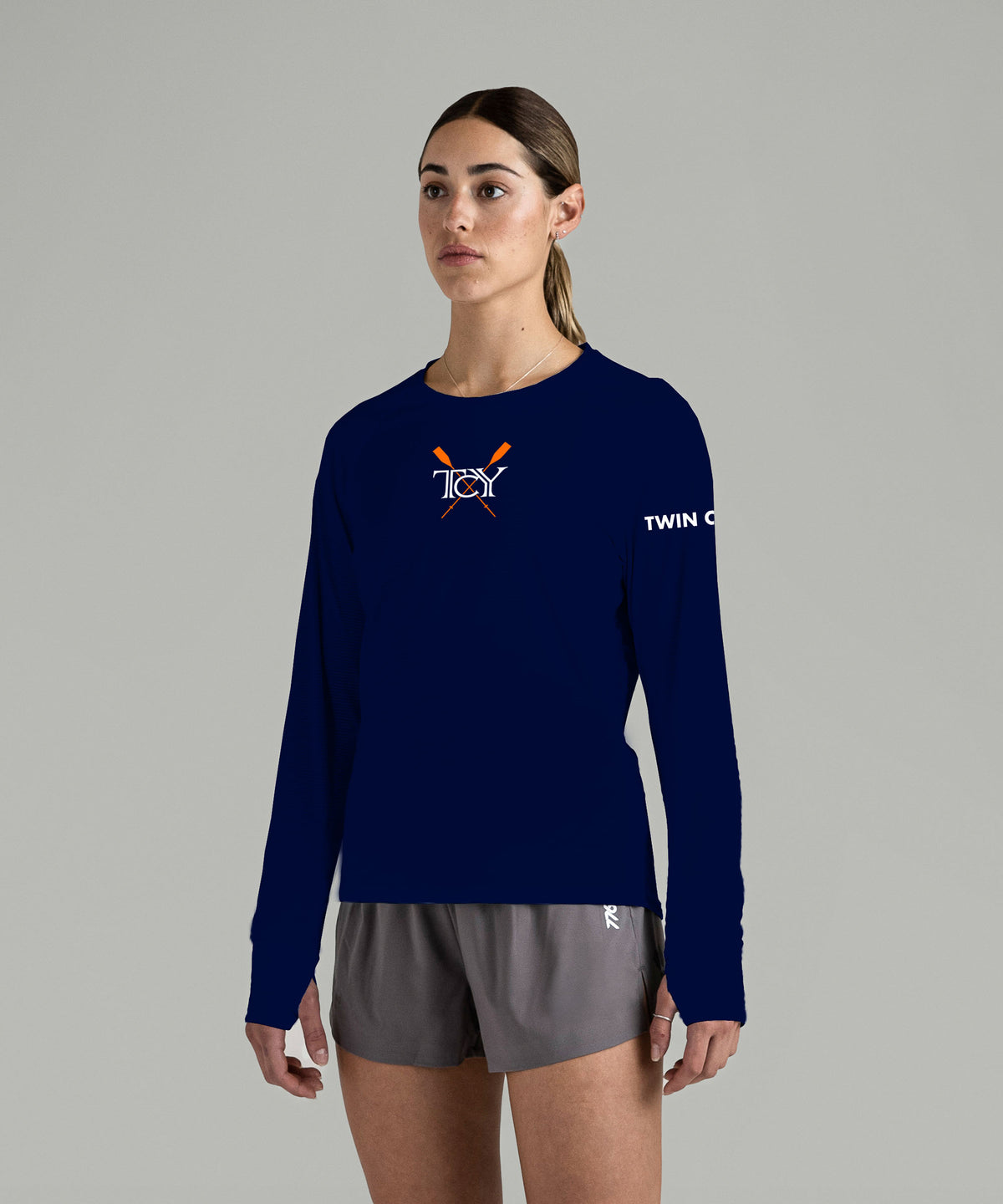 Women's Twin Cities Active T-Shirt LS - Navy