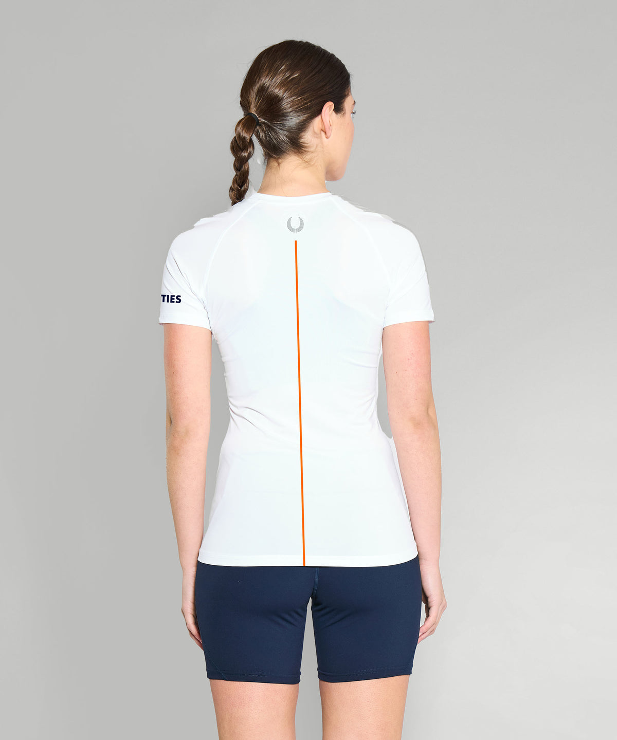 Women's Twin Cities Base Layer SS - White/Navy