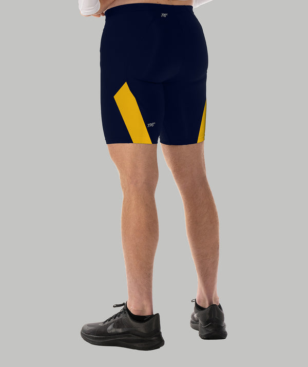 Men's UC Davis Streamline Short - Navy/Yellow
