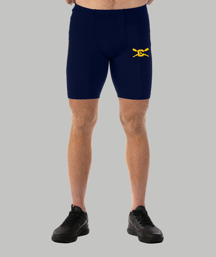 Men's UC Davis Streamline Short - Navy/Yellow