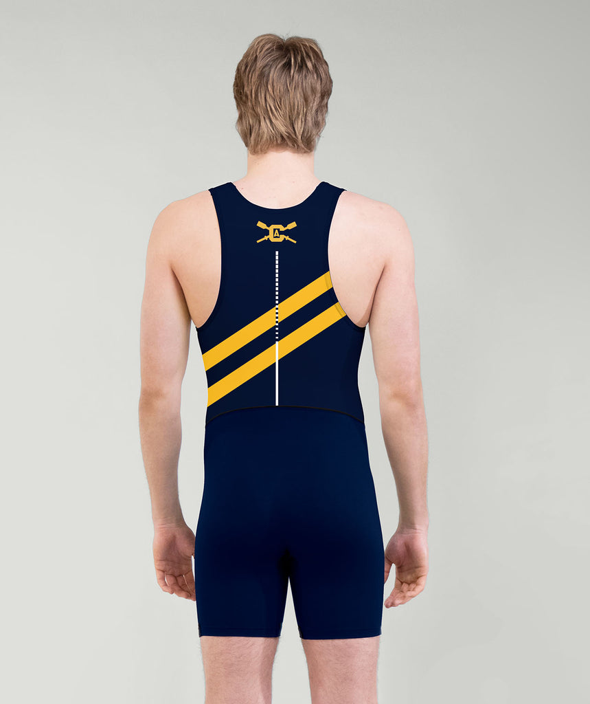 Men's UC Davis Streamline Unisuit - Navy/Yellow