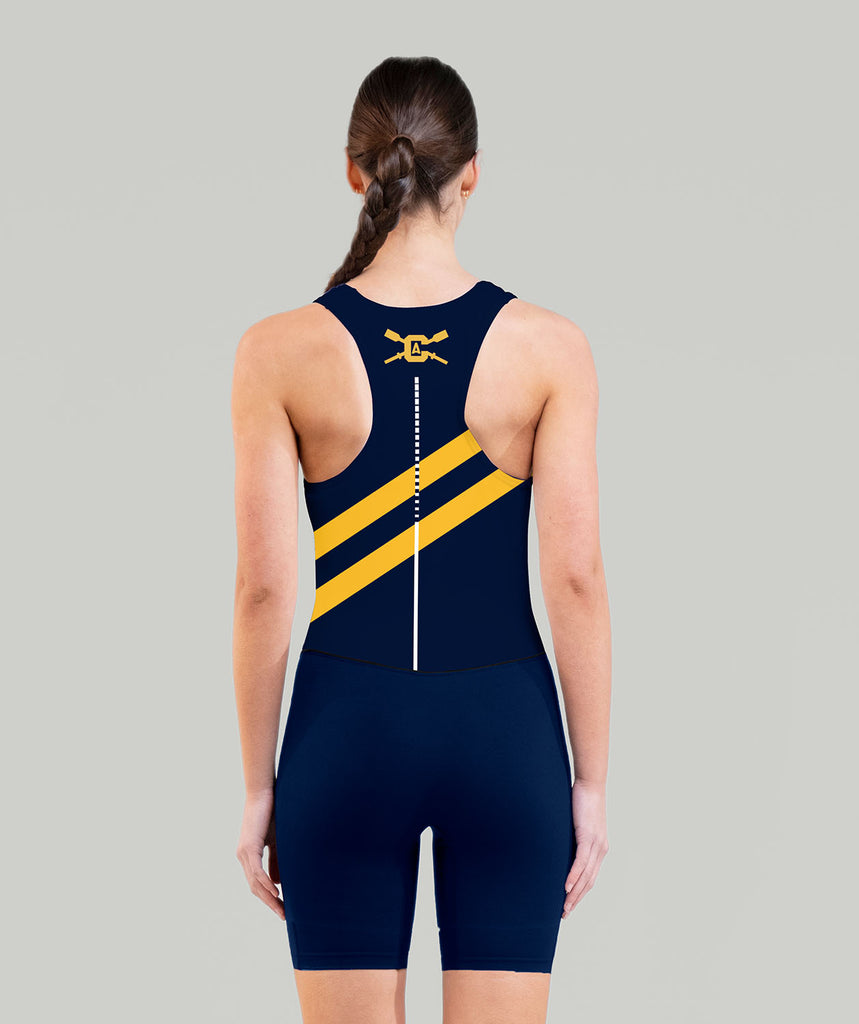 Women's UC Davis Streamline Unisuit - Navy/Yellow
