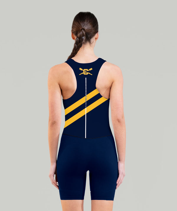Women's UC Davis Streamline Unisuit - Navy/Yellow