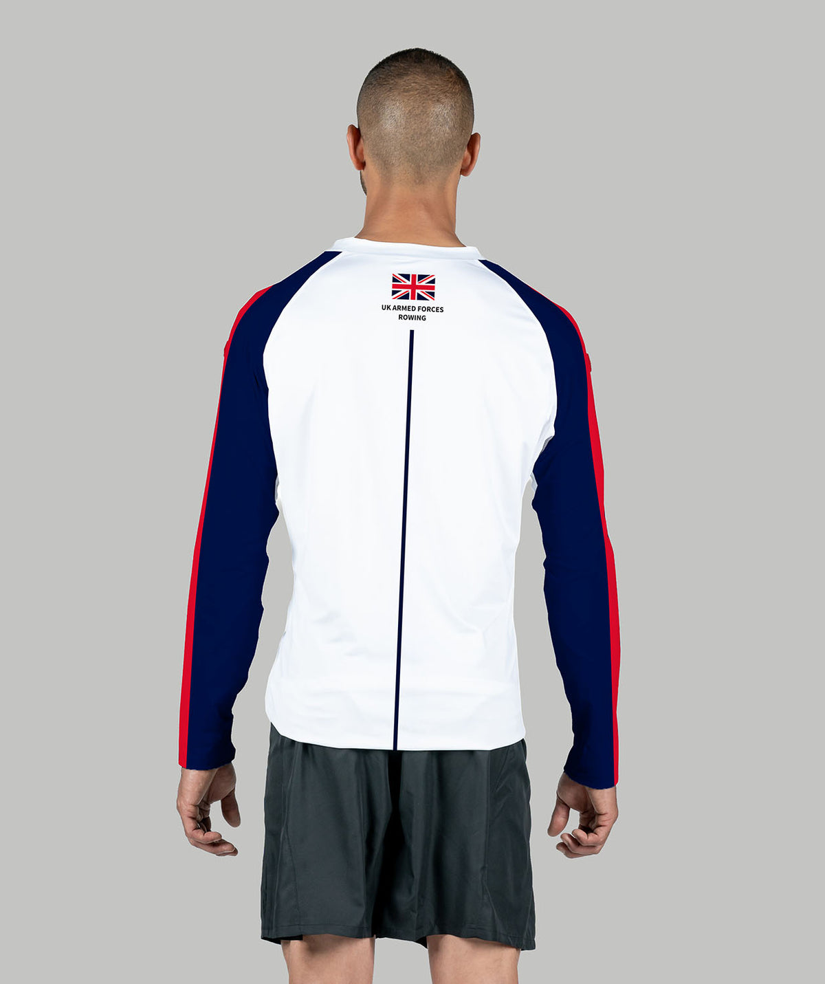 Men's UK Armed Forces Training LS - White/Navy/Red