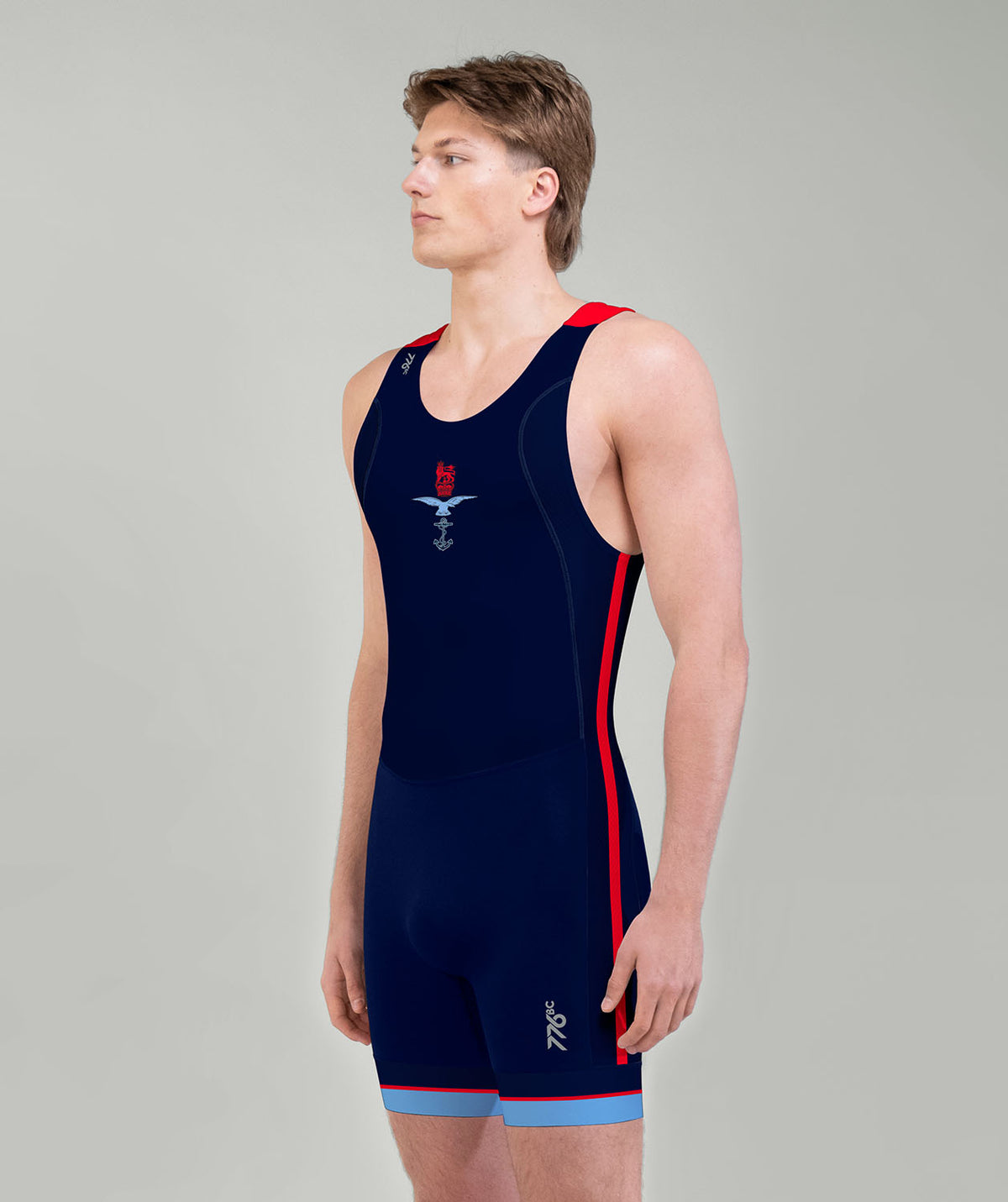 Men's UK Armed Forces Pro Unisuit - Navy/Red