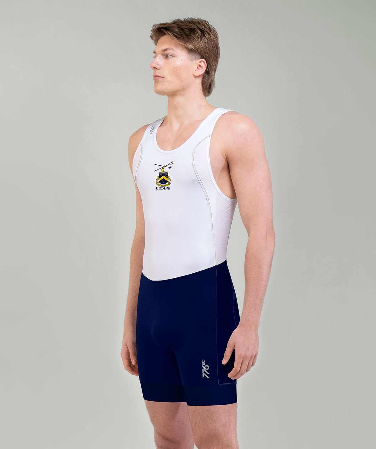 Men's Undine Barge Club Pro Unisuit - Navy/White