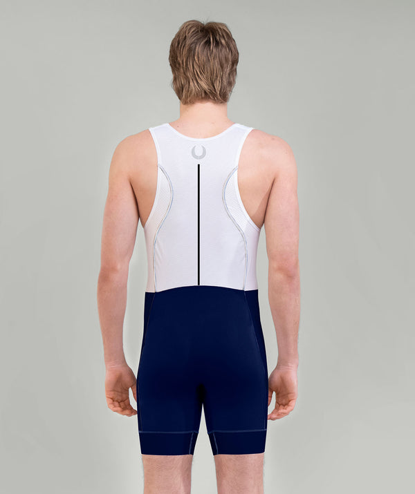 Men's Undine Barge Club Pro Unisuit - Navy/White