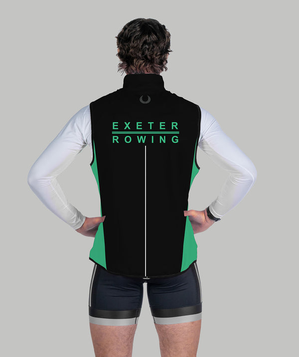 Men's University of Exeter Stratus Vest - Black/Green