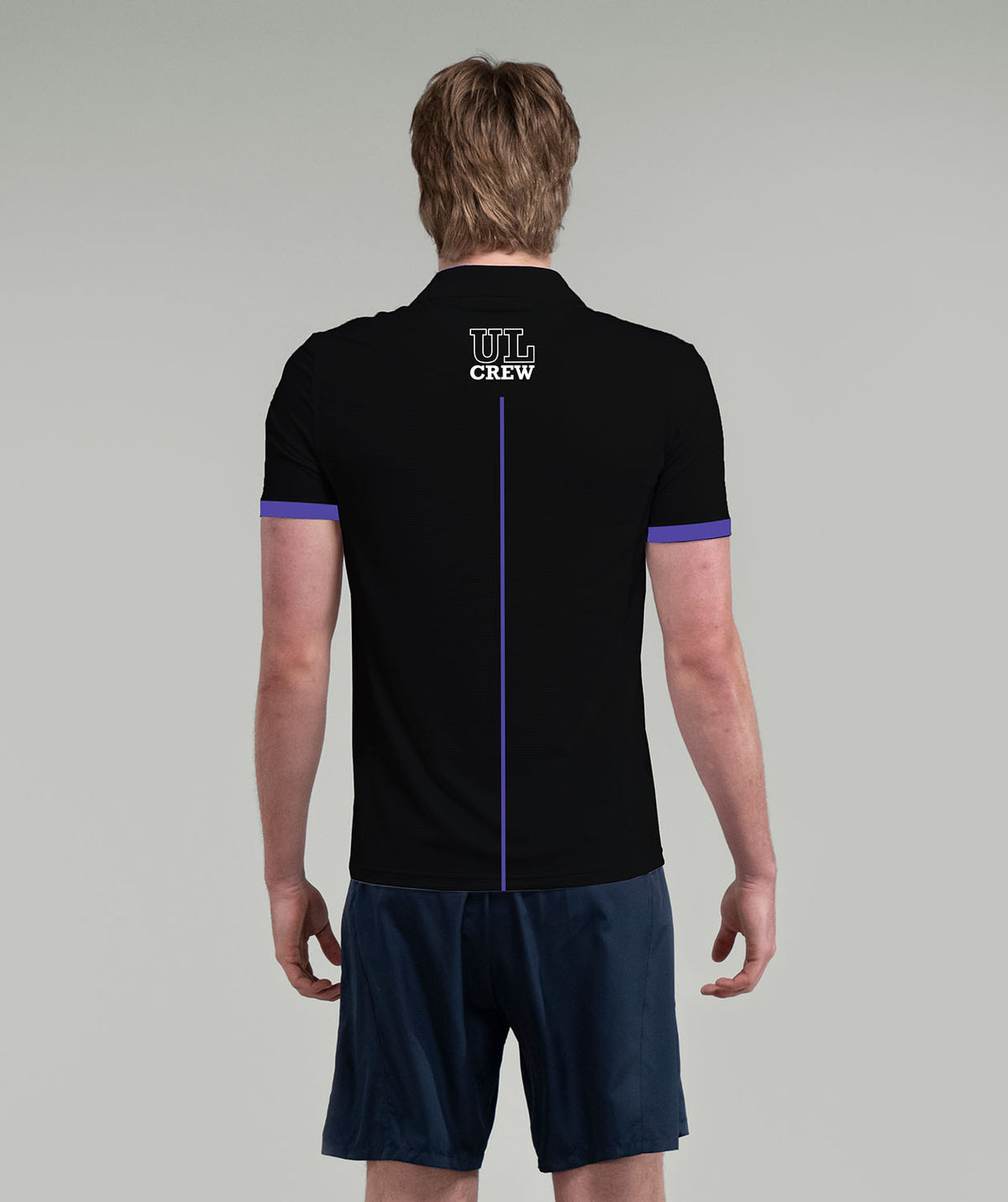 Men's University of London Polo SS - Black