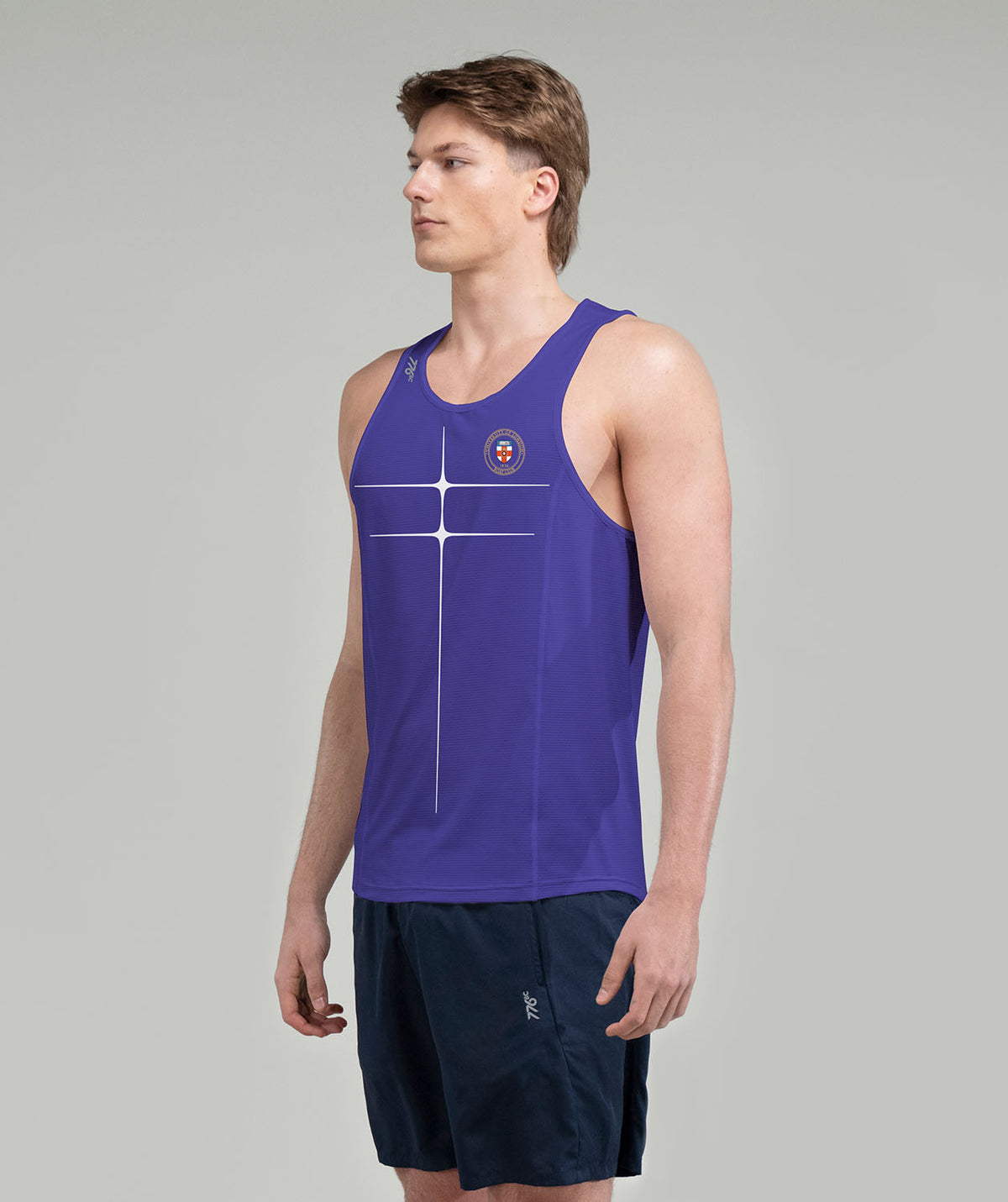 Men's University of London Performance Tank - Purple