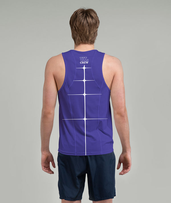 Men's University of London Performance Tank - Purple