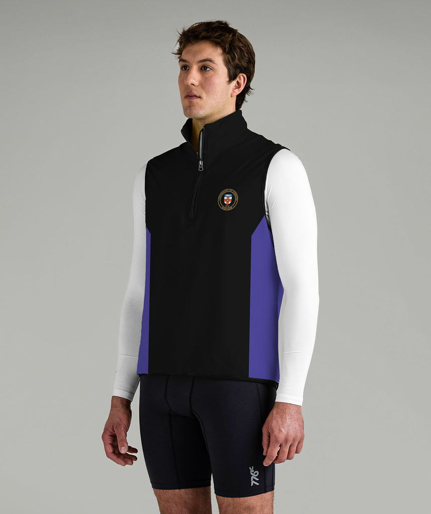 Men's University of London Stratus Vest - Black/Purple