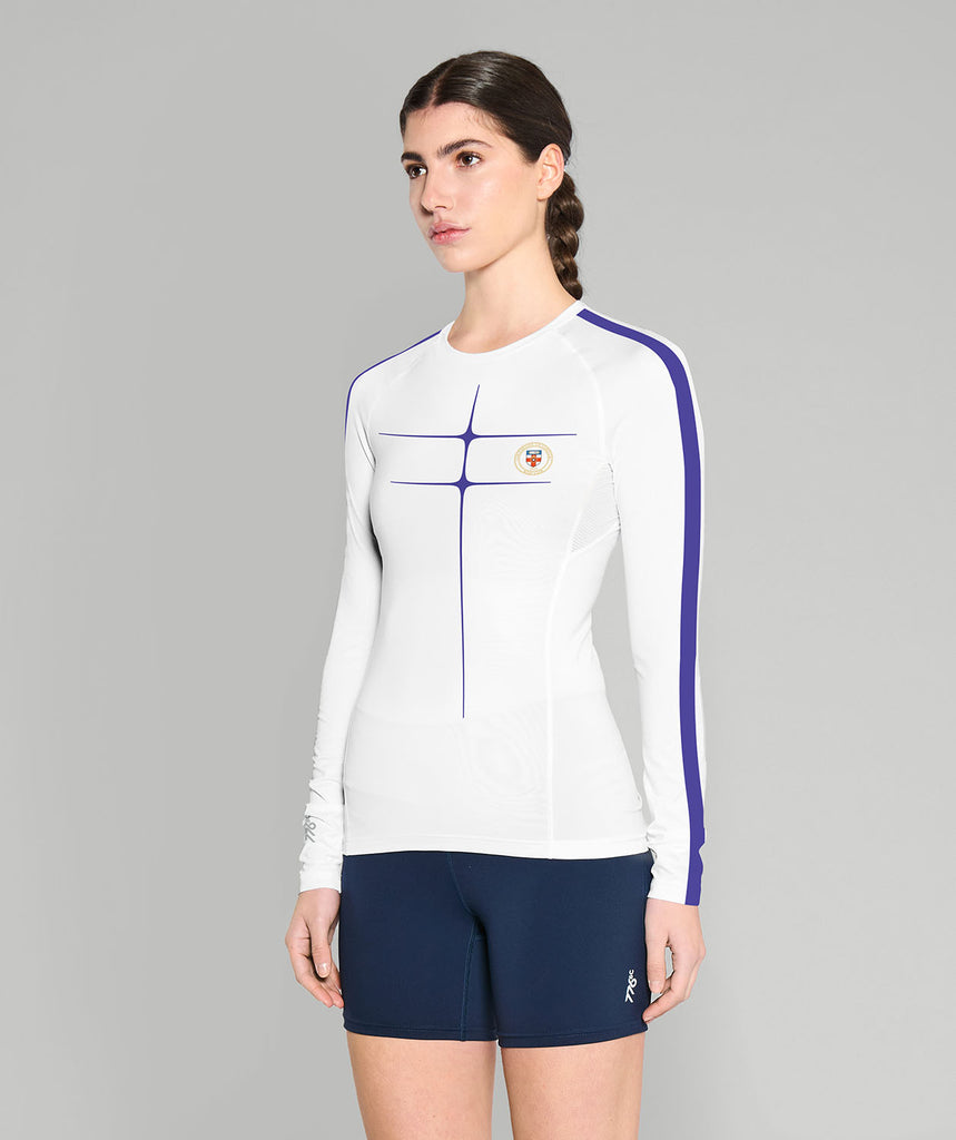 Women's University of London Base Layer LS - White