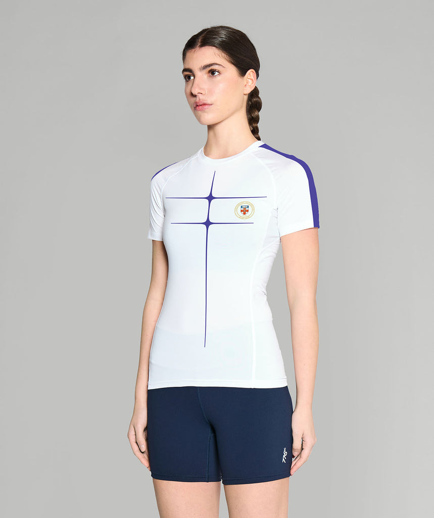 Women's University of London Base Layer SS - White