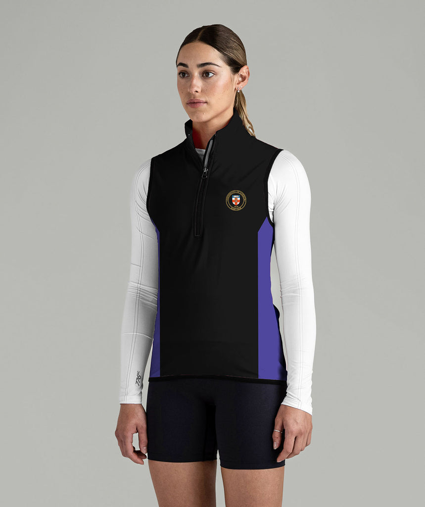 Women's University of London Stratus Vest - Black/Purple
