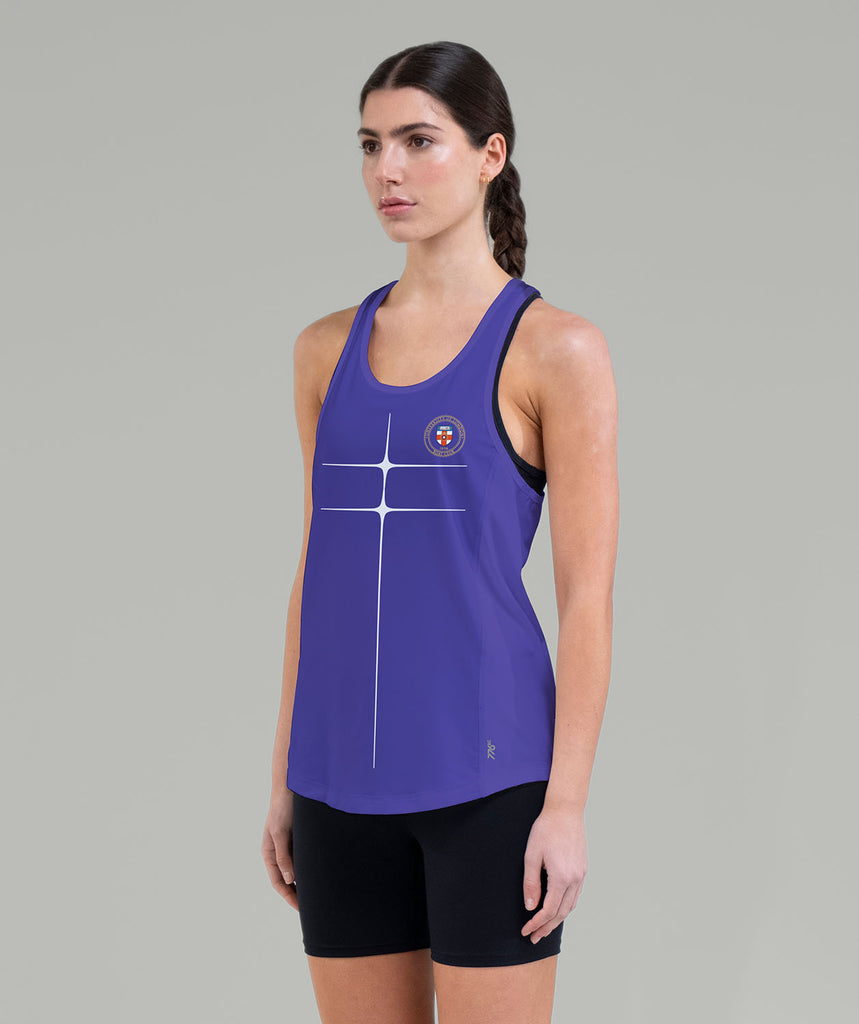 Women's University of London Performance Tank - Purple