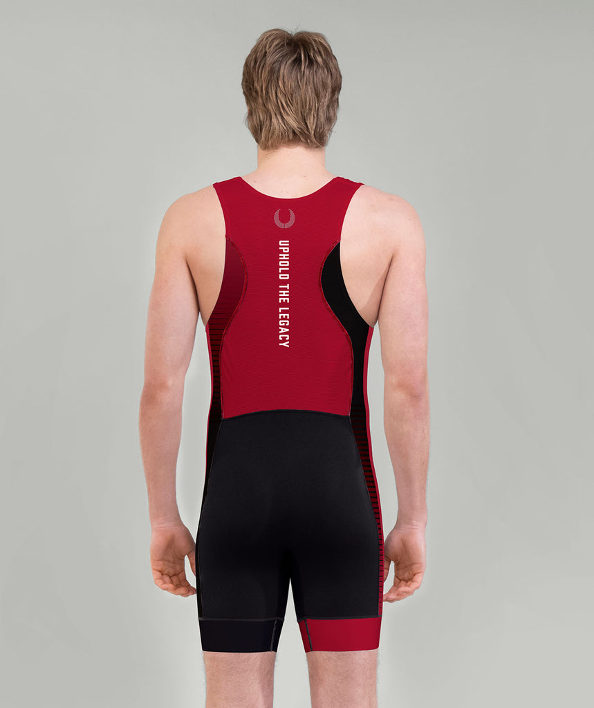 Men's University of Massachusetts Pro Unisuit - Black/Maroon