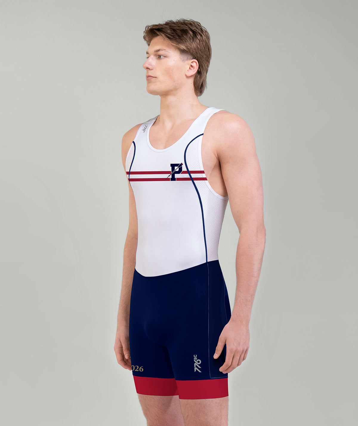 Men's University of Pennsylvania Pro Unisuit - White/Navy