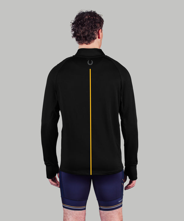 Men's University of Pittsburgh Training Quarter Zip - Black
